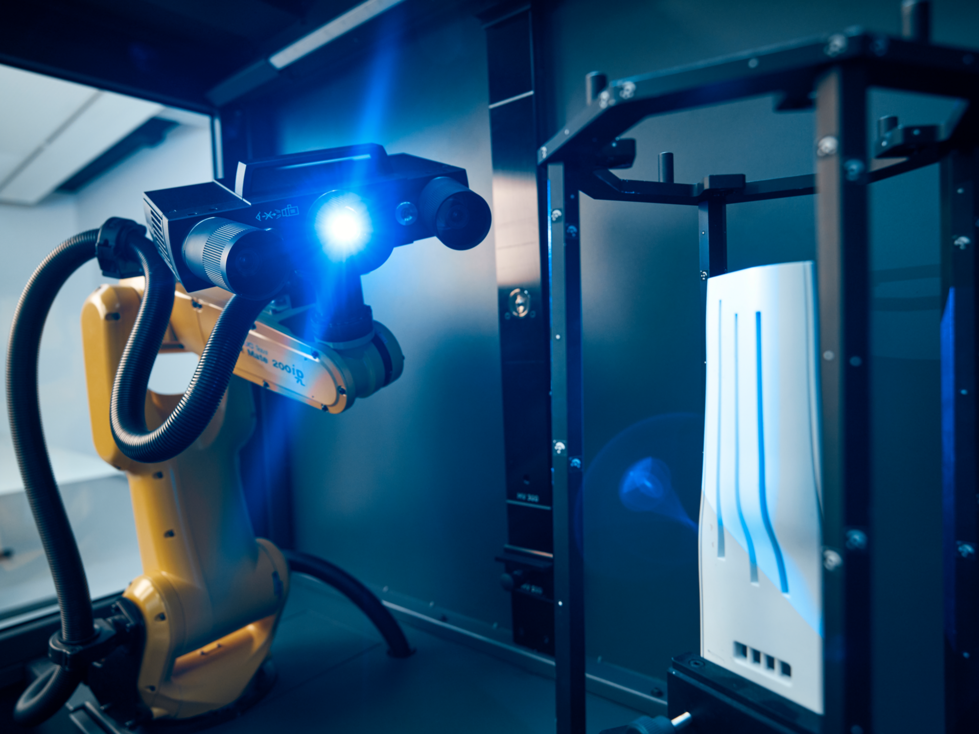 [Translate to English:] ATOS Q i ScanBox 4105, 3D scanning 