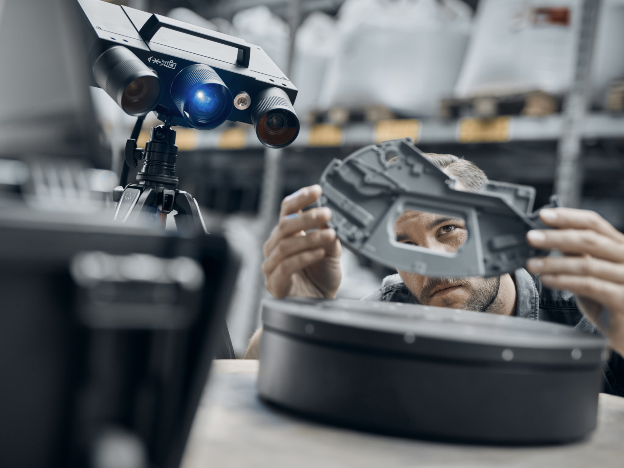 [Translate to English:] 3D scanning med ATOS Q