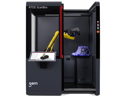 Automated 3D scanner, ATOS ScanBox 4105