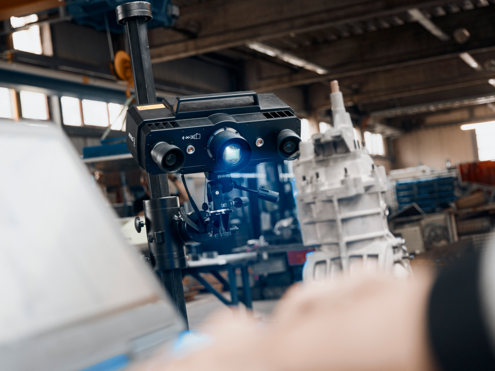 [Translate to English:] 3D scanning med ZEISS ATOS 5