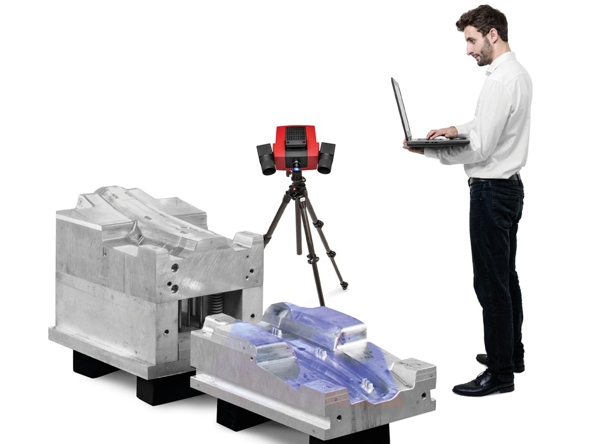 [Translate to English:] ATOS Compact Scan, 3D scanning