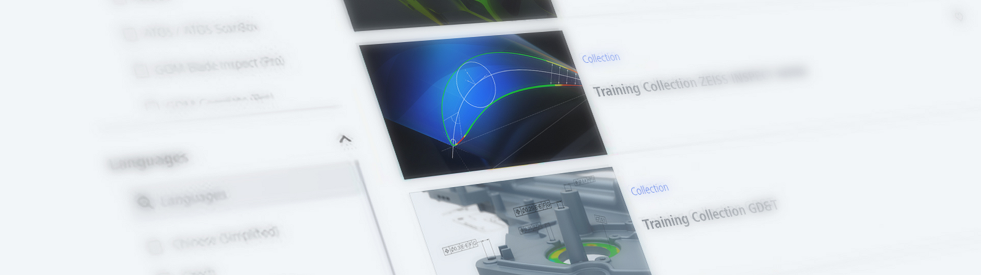 ZEISS e-learning, uddannelse