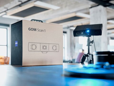 Small 3D scanner, GOM Scan 1