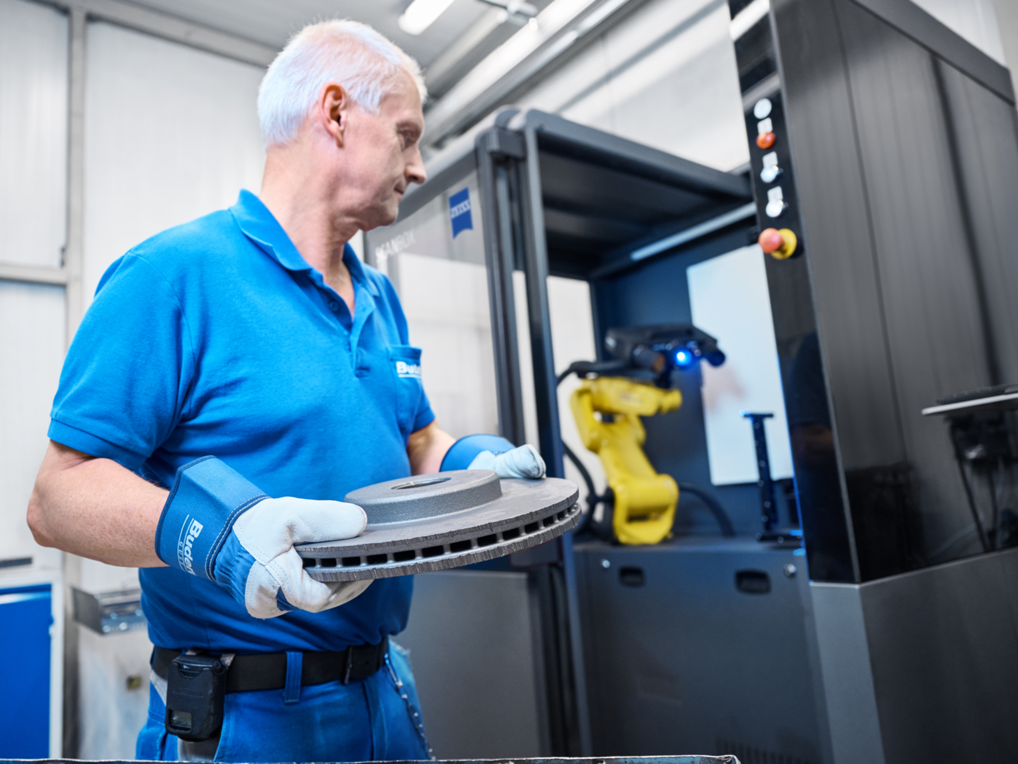 [Translate to English:] ATOS ScanBox 4105, automatiseret 3D scanner