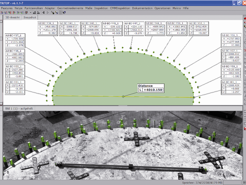 3D measurement of offshore platform