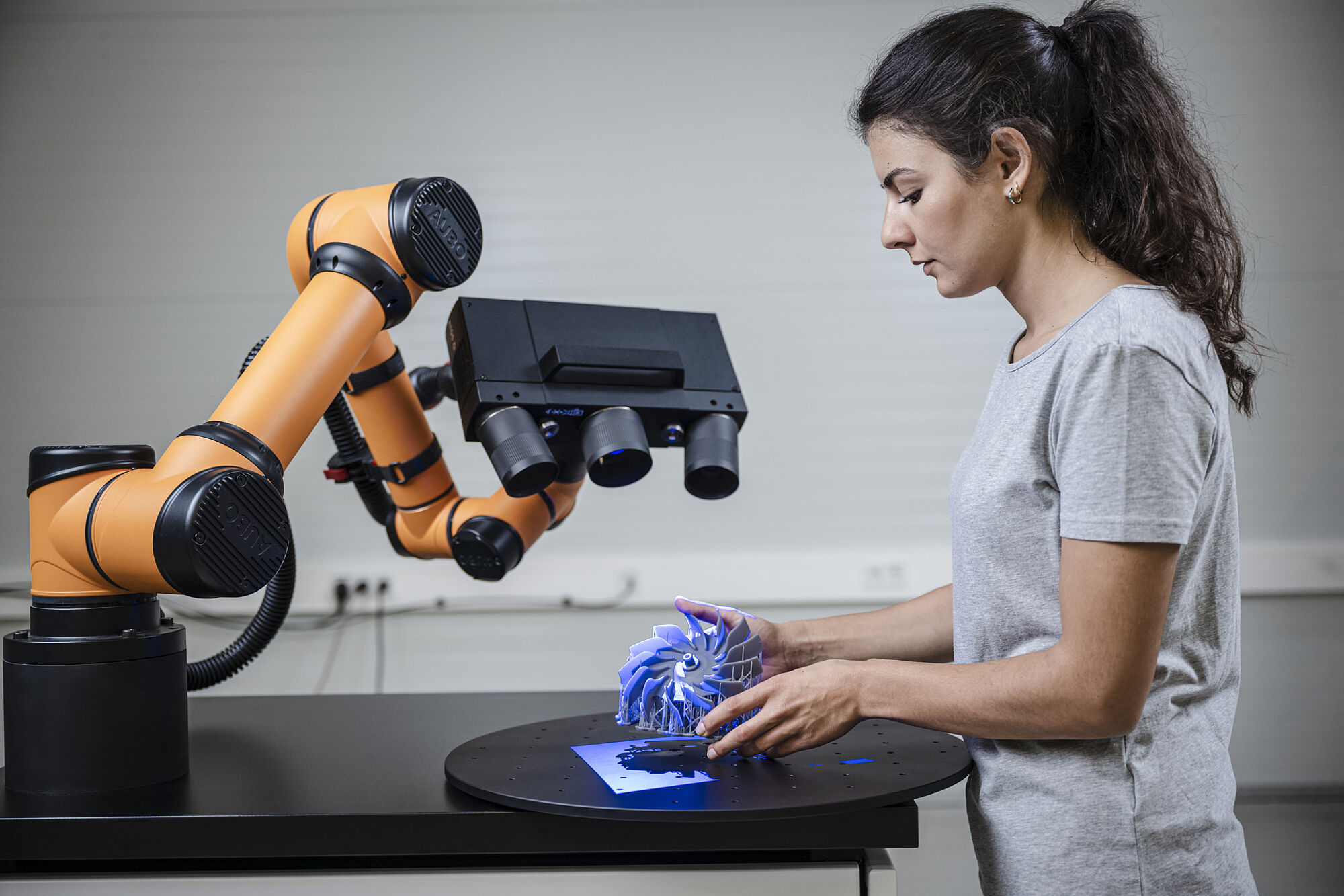 [Translate to English:] Automatiseret 3D scanner, ZEISS ScanCobot